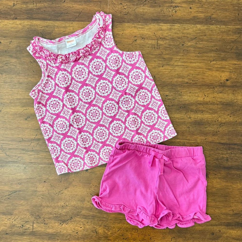 Gymboree Top and Shorts Set EUC